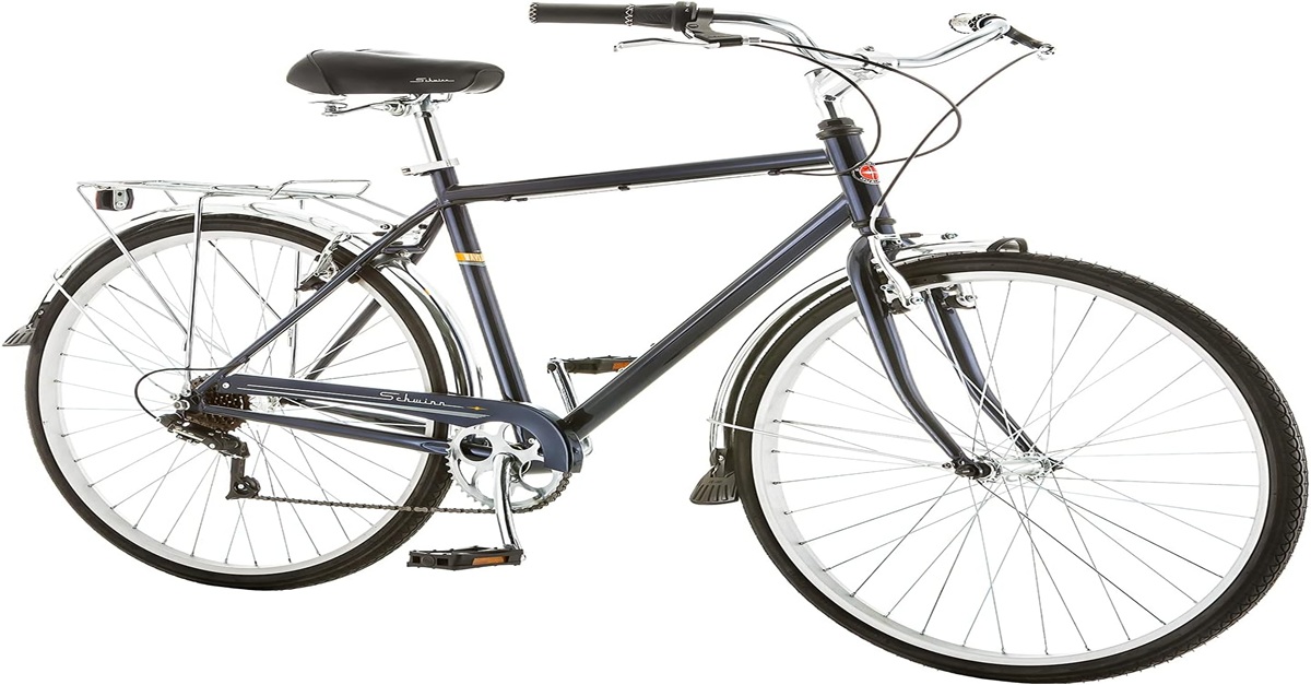 Schwinn Wayfarer 700c hybrid bike for men and women in retro city-style design
